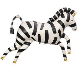 BALÓNEK fóliový Zebra 115x85 cm