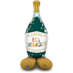 Balónek fóliový samostojný Láhev šampaňského Celebrate 137 cm