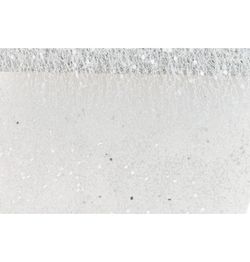 ŠERPA stolová glitrová stříbrná 10cm