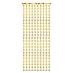 Závěs Hvězdy, zlatý, 100 x 245 cm