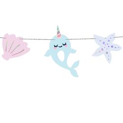 GIRLANDA Narwhal 1m